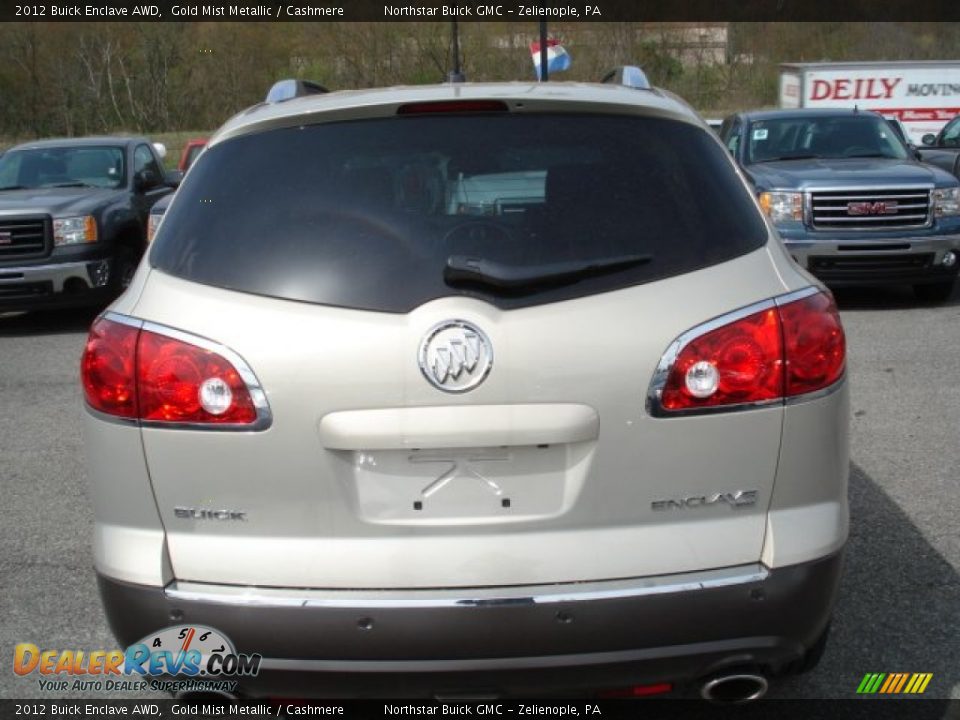 2012 Buick Enclave AWD Gold Mist Metallic / Cashmere Photo #7