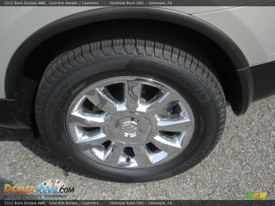 2012 Buick Enclave AWD Gold Mist Metallic / Cashmere Photo #9
