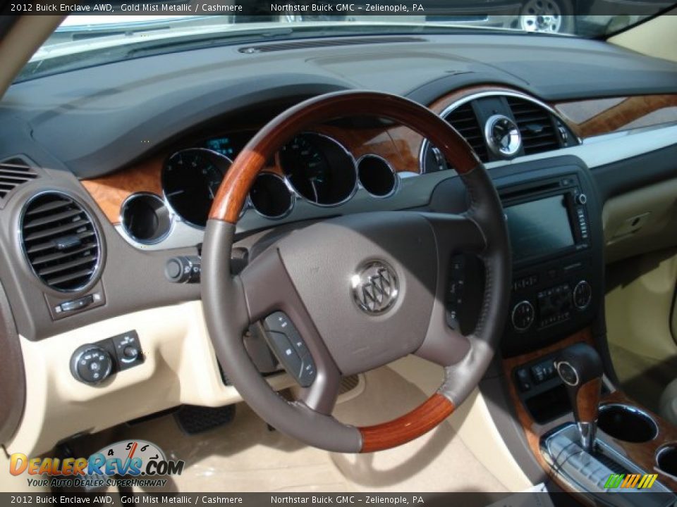 2012 Buick Enclave AWD Gold Mist Metallic / Cashmere Photo #10