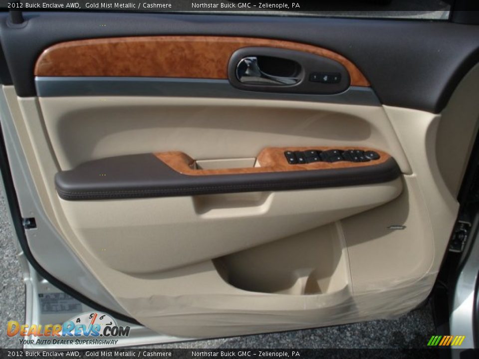 2012 Buick Enclave AWD Gold Mist Metallic / Cashmere Photo #12