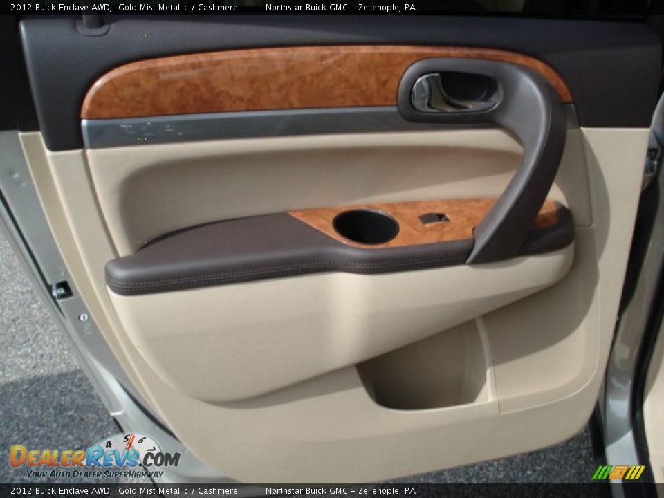 2012 Buick Enclave AWD Gold Mist Metallic / Cashmere Photo #14