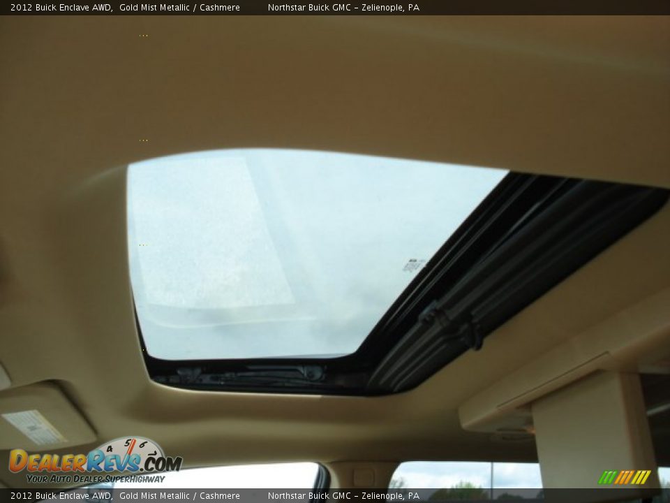 2012 Buick Enclave AWD Gold Mist Metallic / Cashmere Photo #16