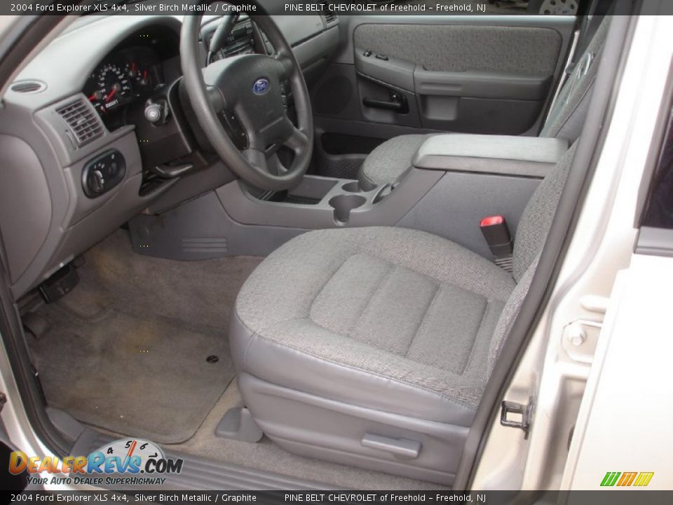 Graphite Interior - 2004 Ford Explorer XLS 4x4 Photo #10