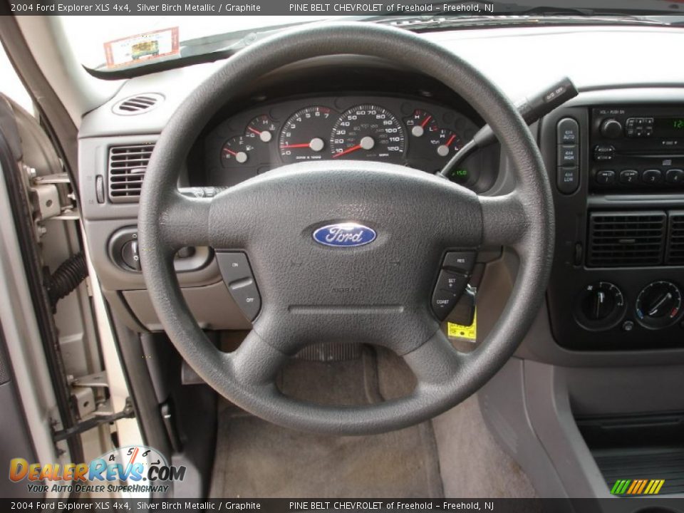 2004 Ford Explorer XLS 4x4 Steering Wheel Photo #13