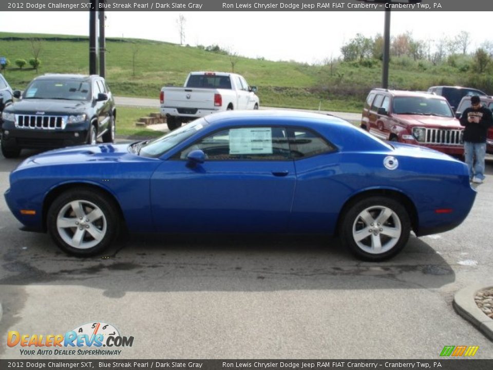 2012 Dodge Challenger SXT Blue Streak Pearl / Dark Slate Gray Photo #5