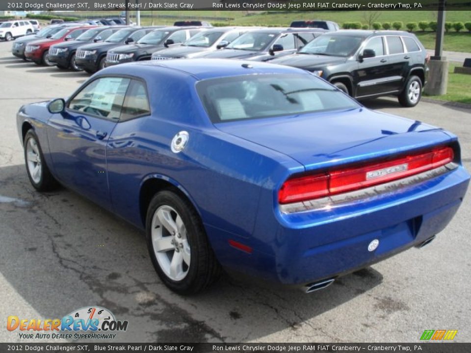 2012 Dodge Challenger SXT Blue Streak Pearl / Dark Slate Gray Photo #6