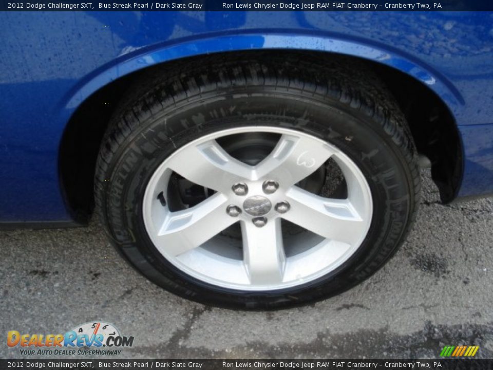 2012 Dodge Challenger SXT Blue Streak Pearl / Dark Slate Gray Photo #12