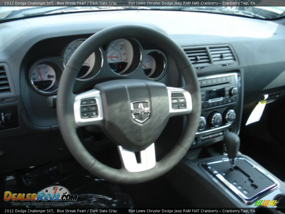 2012 Dodge Challenger SXT Blue Streak Pearl / Dark Slate Gray Photo #13