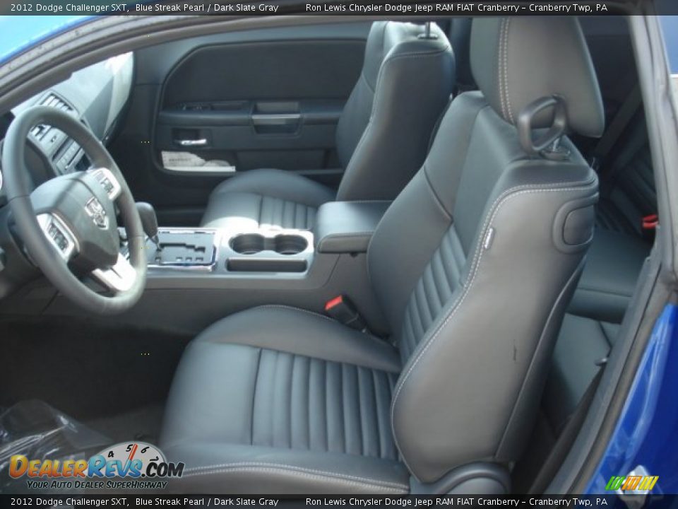 2012 Dodge Challenger SXT Blue Streak Pearl / Dark Slate Gray Photo #14