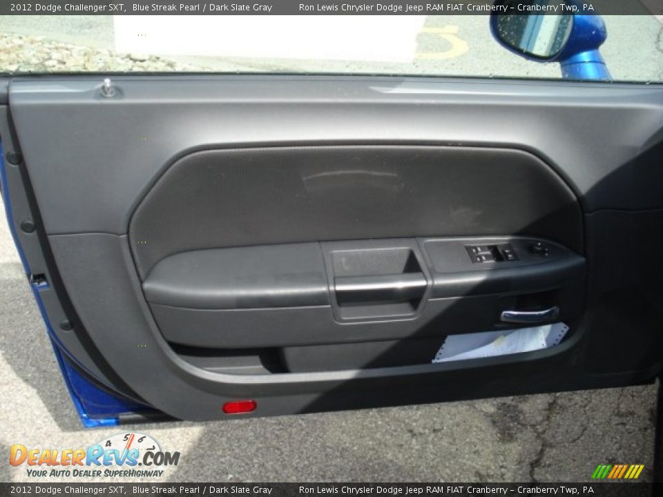 2012 Dodge Challenger SXT Blue Streak Pearl / Dark Slate Gray Photo #15
