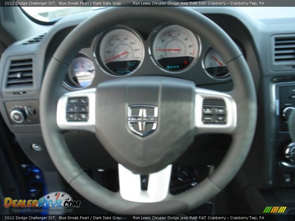 2012 Dodge Challenger SXT Blue Streak Pearl / Dark Slate Gray Photo #23