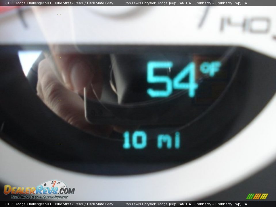 2012 Dodge Challenger SXT Blue Streak Pearl / Dark Slate Gray Photo #24