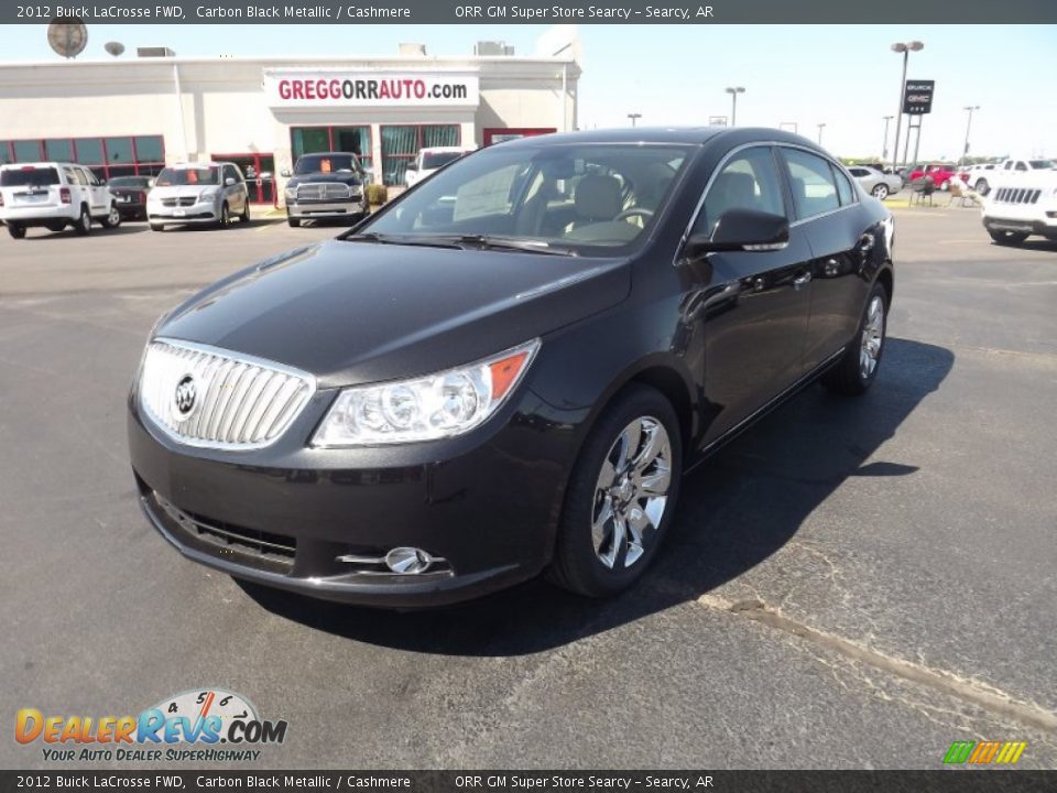 2012 Buick LaCrosse FWD Carbon Black Metallic / Cashmere Photo #1
