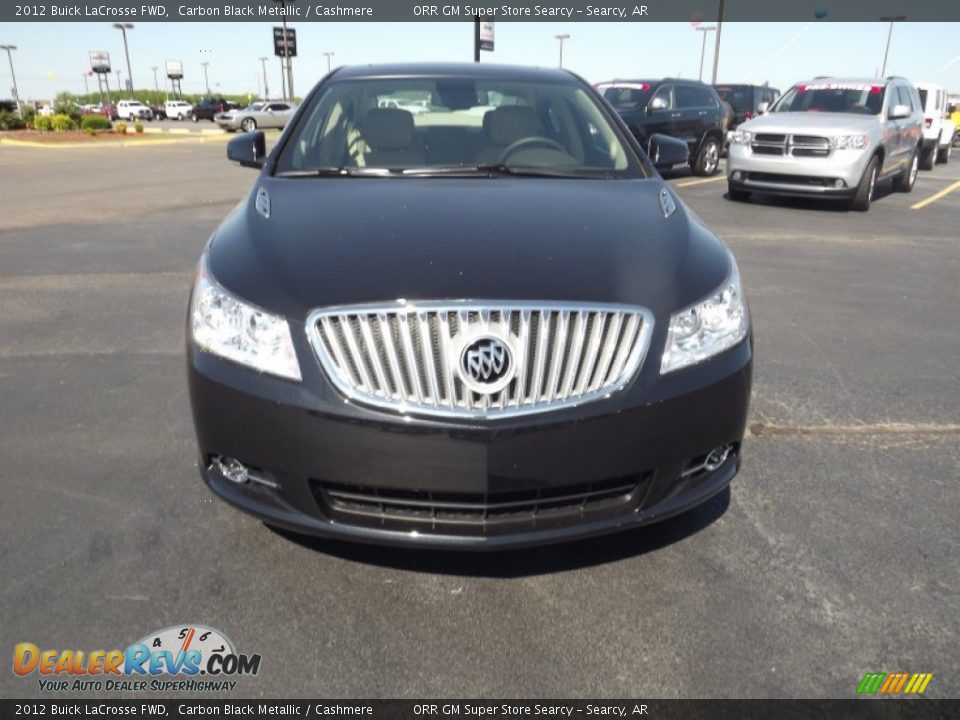 2012 Buick LaCrosse FWD Carbon Black Metallic / Cashmere Photo #2