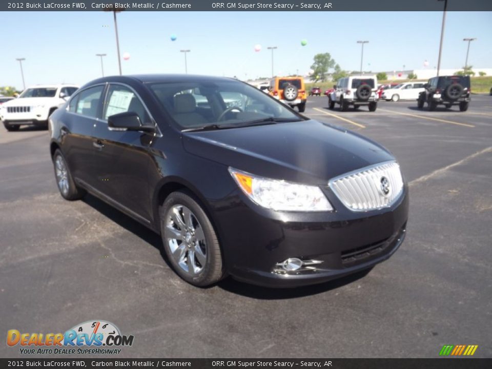 2012 Buick LaCrosse FWD Carbon Black Metallic / Cashmere Photo #3