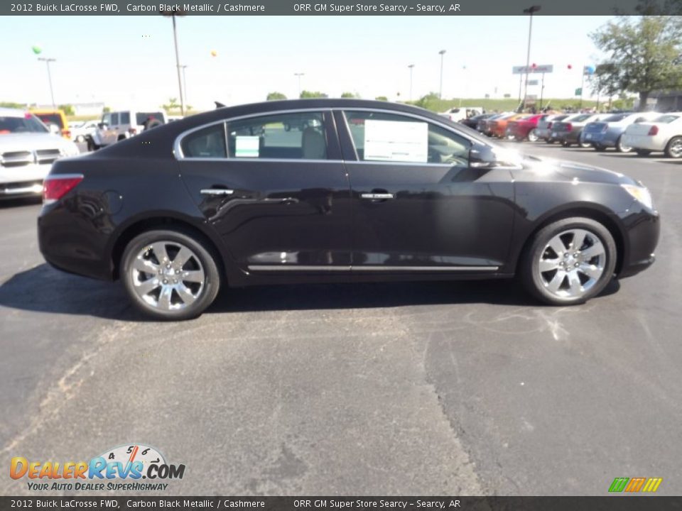 2012 Buick LaCrosse FWD Carbon Black Metallic / Cashmere Photo #4