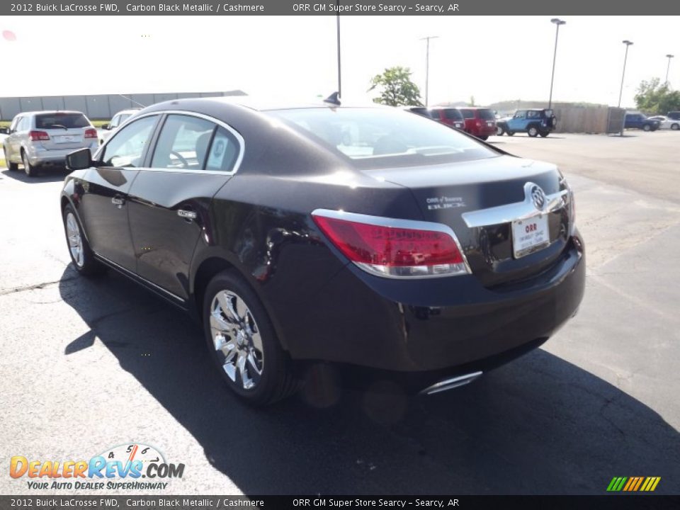 2012 Buick LaCrosse FWD Carbon Black Metallic / Cashmere Photo #7