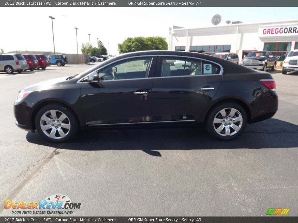 2012 Buick LaCrosse FWD Carbon Black Metallic / Cashmere Photo #8