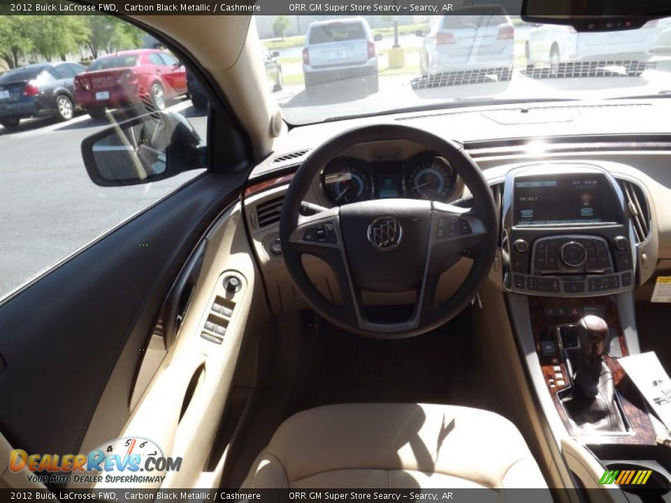 2012 Buick LaCrosse FWD Carbon Black Metallic / Cashmere Photo #9
