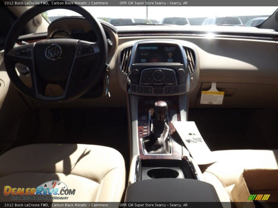 2012 Buick LaCrosse FWD Carbon Black Metallic / Cashmere Photo #10