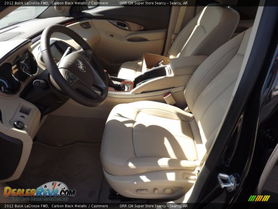 2012 Buick LaCrosse FWD Carbon Black Metallic / Cashmere Photo #11