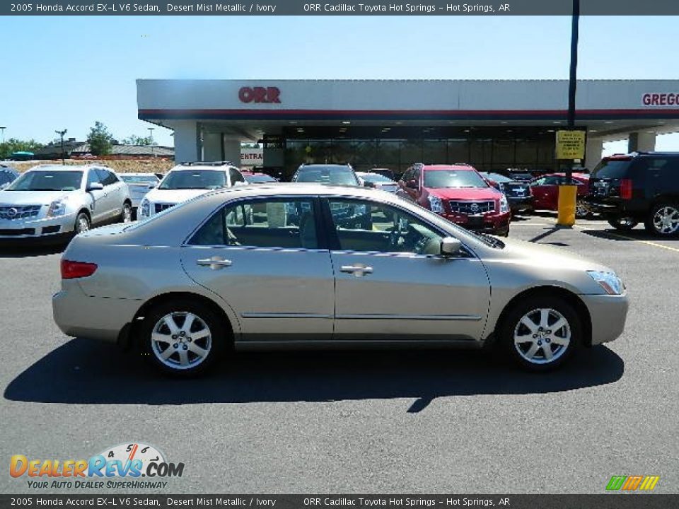 2005 Honda Accord EX-L V6 Sedan Desert Mist Metallic / Ivory Photo #2