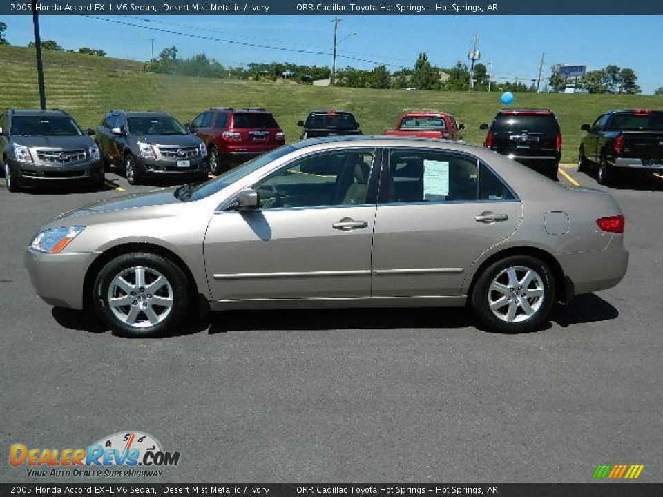 2005 Honda Accord EX-L V6 Sedan Desert Mist Metallic / Ivory Photo #6