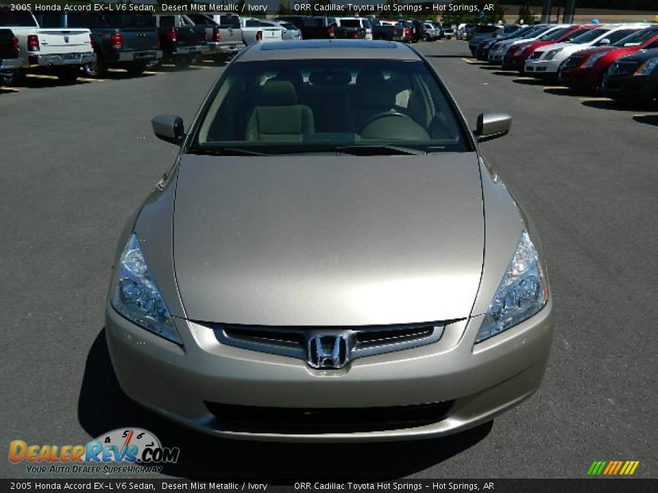 2005 Honda Accord EX-L V6 Sedan Desert Mist Metallic / Ivory Photo #8