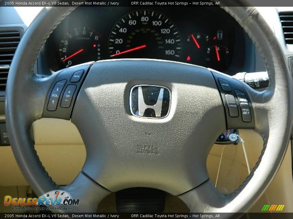 2005 Honda Accord EX-L V6 Sedan Desert Mist Metallic / Ivory Photo #16