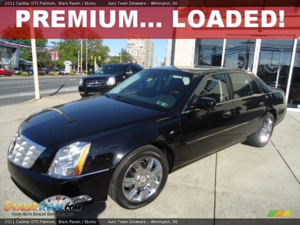 2011 Cadillac DTS Platinum Black Raven / Ebony Photo #1
