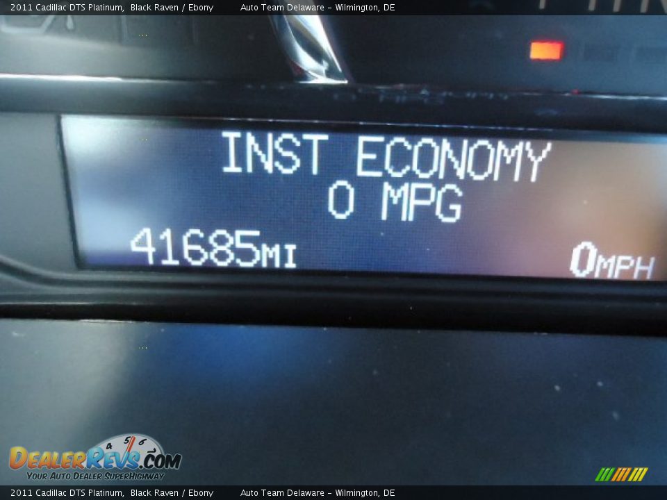 2011 Cadillac DTS Platinum Black Raven / Ebony Photo #14