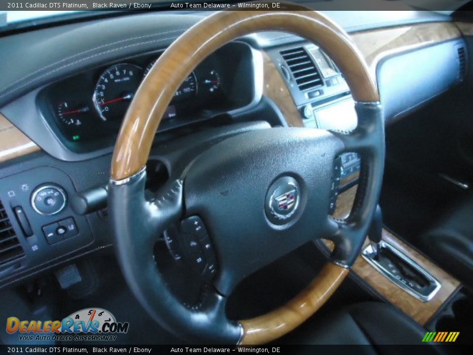 2011 Cadillac DTS Platinum Steering Wheel Photo #27