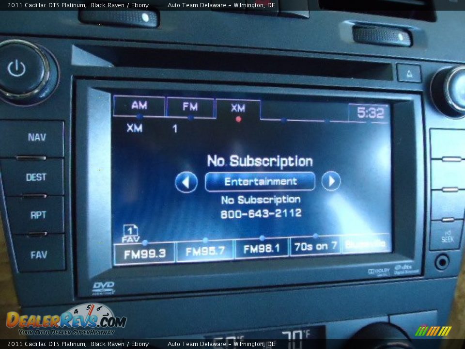 2011 Cadillac DTS Platinum Black Raven / Ebony Photo #33