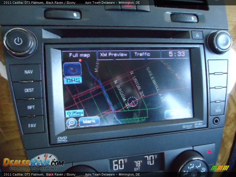 2011 Cadillac DTS Platinum Black Raven / Ebony Photo #34
