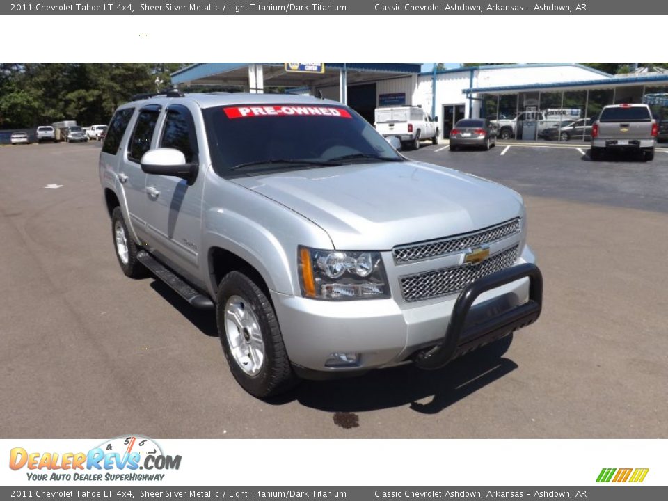 2011 Chevrolet Tahoe LT 4x4 Sheer Silver Metallic / Light Titanium/Dark Titanium Photo #7