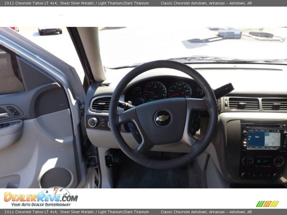 2011 Chevrolet Tahoe LT 4x4 Sheer Silver Metallic / Light Titanium/Dark Titanium Photo #10