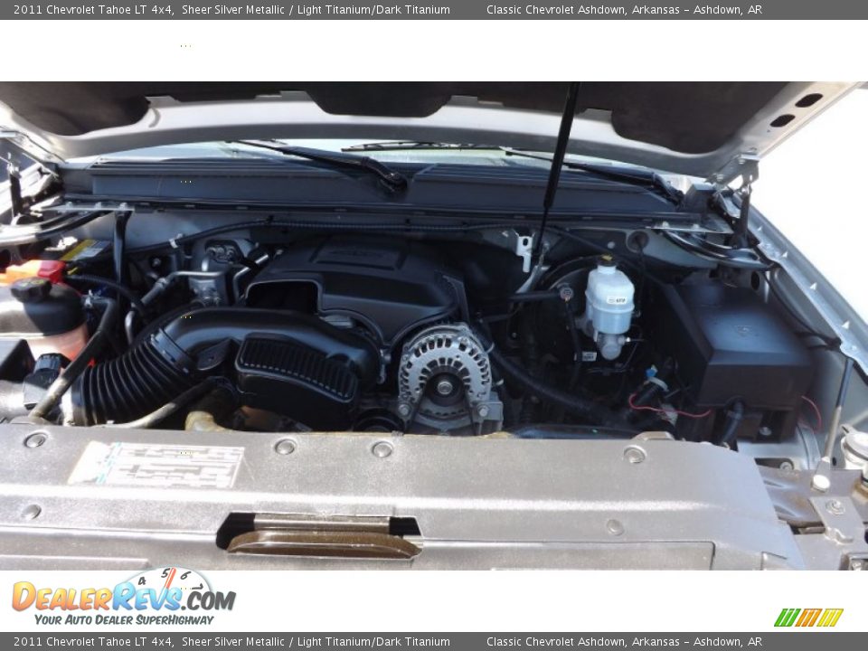 2011 Chevrolet Tahoe LT 4x4 Sheer Silver Metallic / Light Titanium/Dark Titanium Photo #27