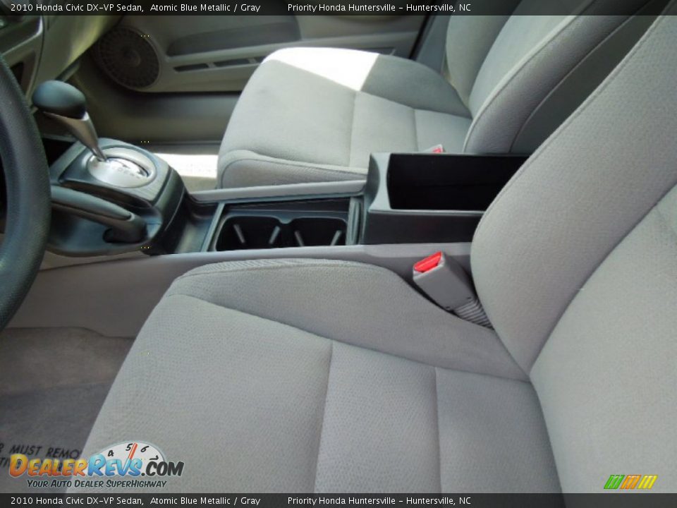 2010 Honda Civic DX-VP Sedan Atomic Blue Metallic / Gray Photo #9