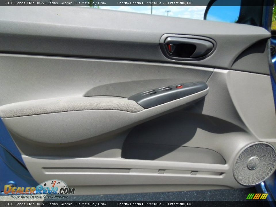 2010 Honda Civic DX-VP Sedan Atomic Blue Metallic / Gray Photo #10