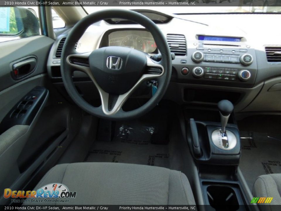 2010 Honda Civic DX-VP Sedan Atomic Blue Metallic / Gray Photo #16