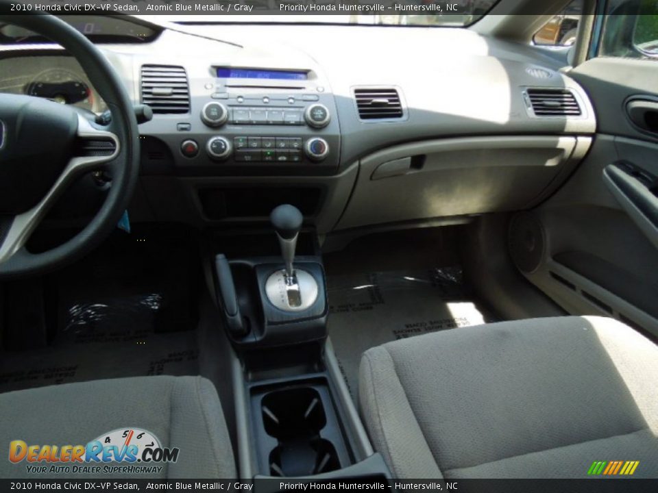 2010 Honda Civic DX-VP Sedan Atomic Blue Metallic / Gray Photo #17