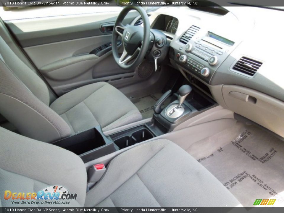 2010 Honda Civic DX-VP Sedan Atomic Blue Metallic / Gray Photo #21
