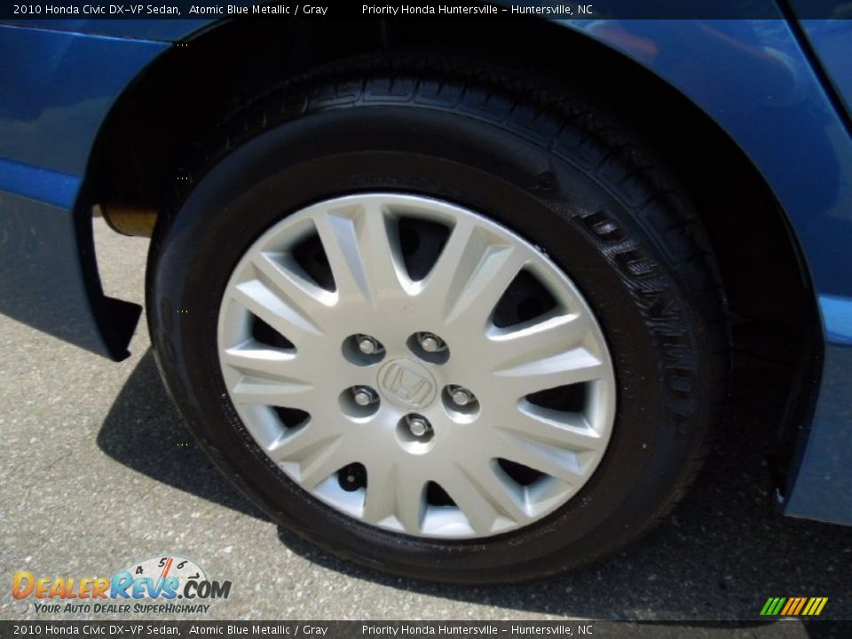 2010 Honda Civic DX-VP Sedan Atomic Blue Metallic / Gray Photo #23