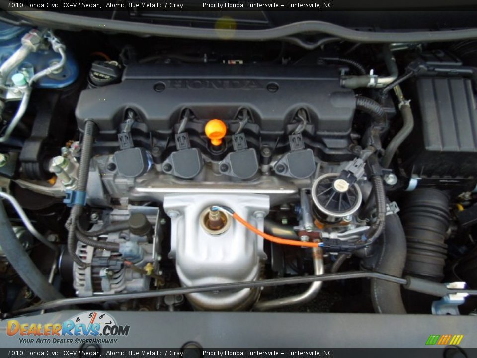 2010 Honda Civic DX-VP Sedan Atomic Blue Metallic / Gray Photo #24