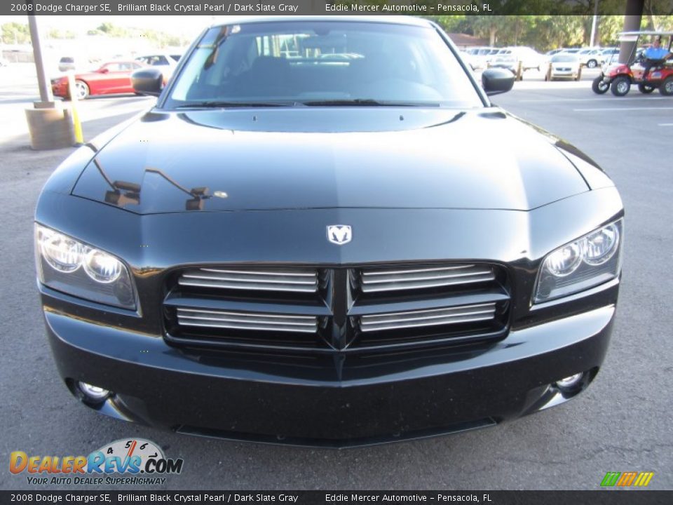 2008 Dodge Charger SE Brilliant Black Crystal Pearl / Dark Slate Gray Photo #2