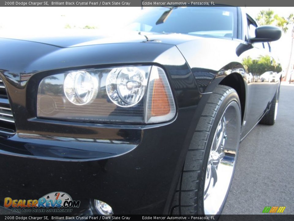 2008 Dodge Charger SE Brilliant Black Crystal Pearl / Dark Slate Gray Photo #14