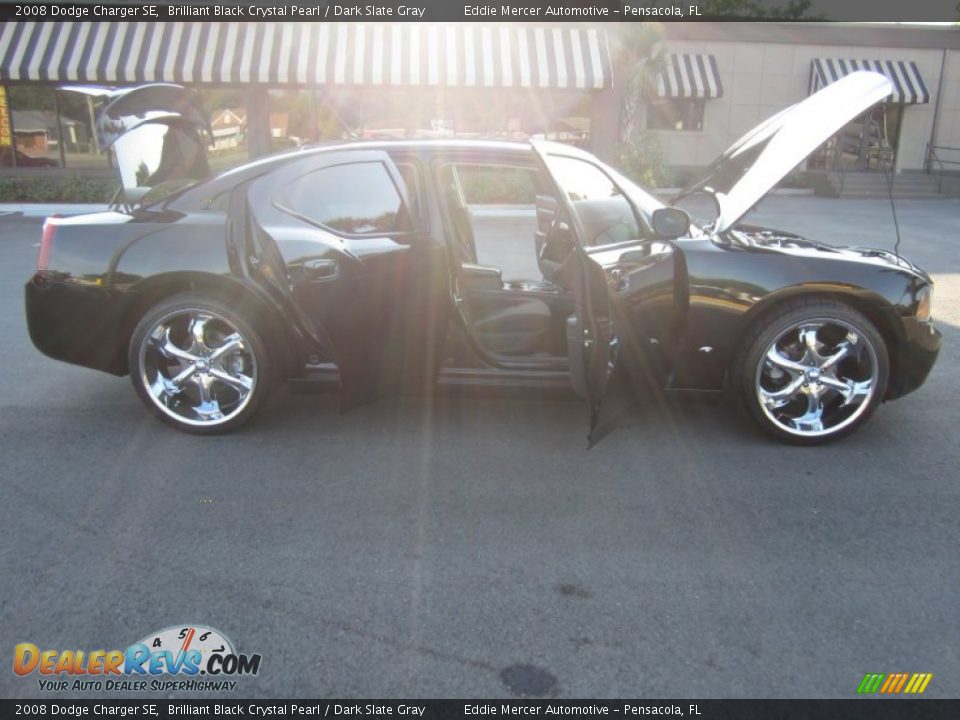 2008 Dodge Charger SE Brilliant Black Crystal Pearl / Dark Slate Gray Photo #19