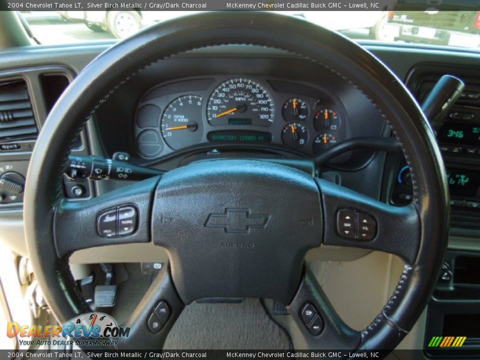 2004 Chevrolet Tahoe LT Silver Birch Metallic / Gray/Dark Charcoal Photo #13