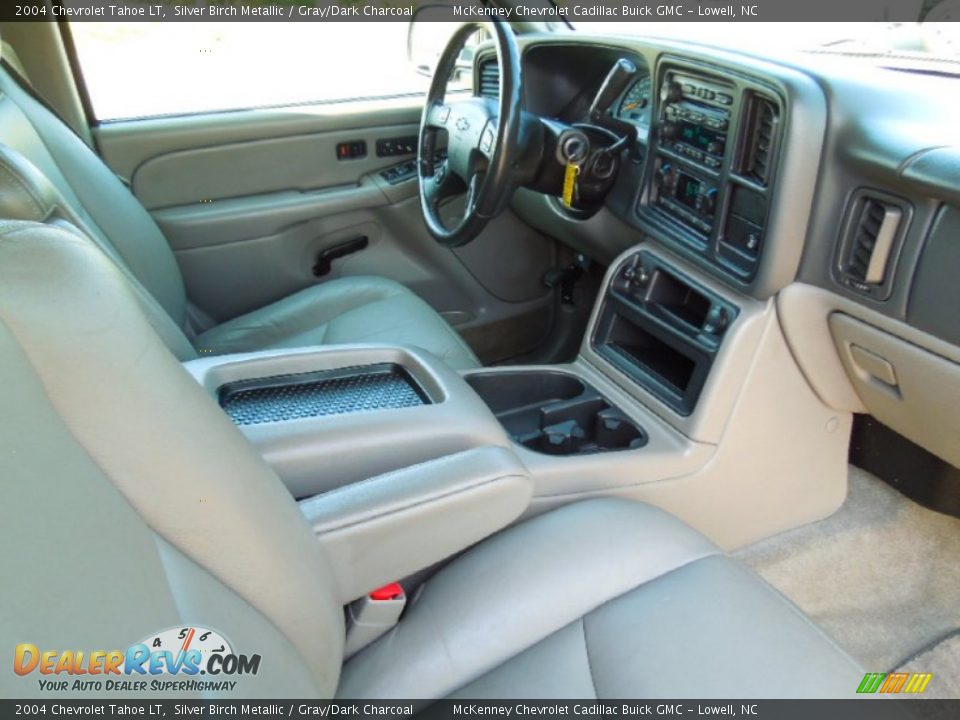 2004 Chevrolet Tahoe LT Silver Birch Metallic / Gray/Dark Charcoal Photo #22