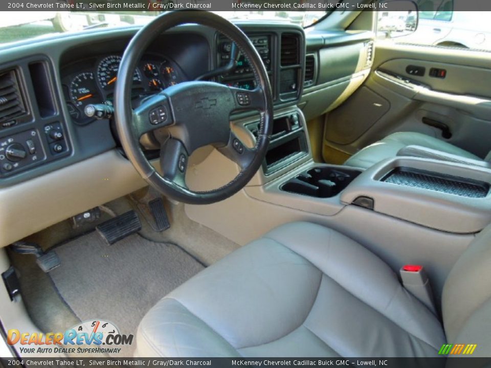 2004 Chevrolet Tahoe LT Silver Birch Metallic / Gray/Dark Charcoal Photo #25